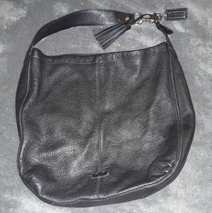 Coach Avery Pebbled Leather Hobo Handbag